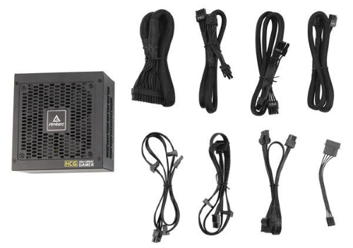 Antec High Current Gamer Gold HCG650 - Alimentazione (interna) - ATX12V 2.4 - 80 PLUS Gold - 100-240 V c.a. V - 650 Watt - PFC (fattore di correzione alimentazione) attivo - Europa